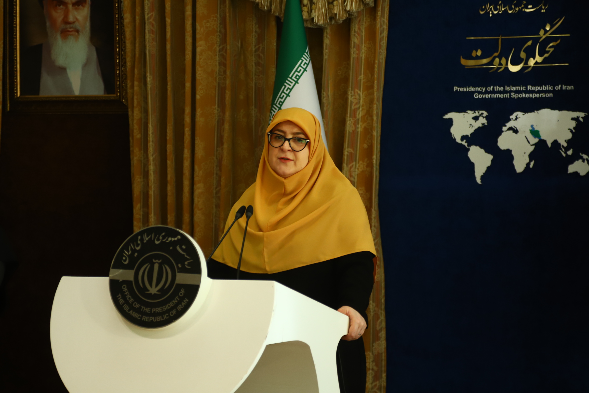 نشست خبری سخنگوی دولت با اصحاب رسانه درساختمان کوثر نهاد ریاست جمهوری – جمهورآنلاین