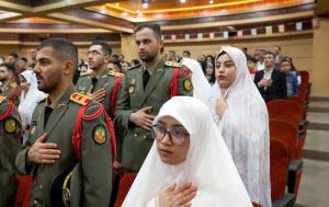 ۱۵۰ زوج نیروی زمینی ارتش به خانه بخت رفتند