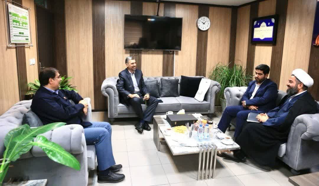 دیدار نماینده آستان قدس رضوی در خوزستان با قائم مقام مدیرعامل فولاد خوزستان
