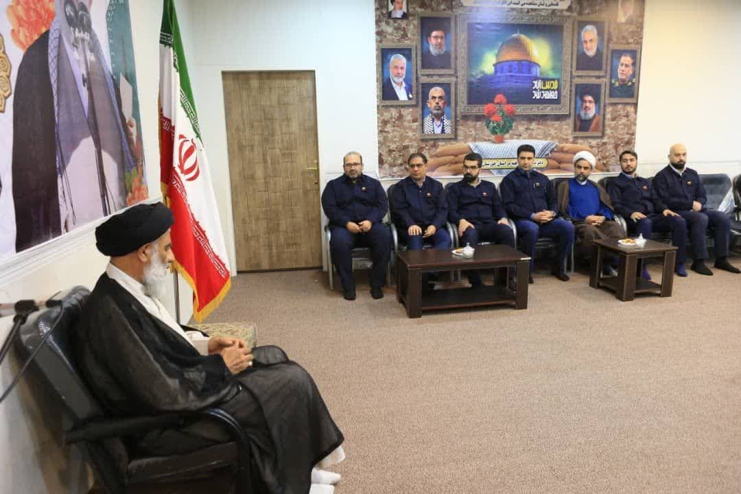 نماینده‌ ولی فقیه و امام جمعه اهواز در دیدار نوروزی مدیرعامل شرکت فولاد خوزستان