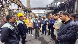 دیدار نوروزی مدیرعامل ذوب‌آهن اصفهان با تلاشگران این مجتمع عظیم صنعتی