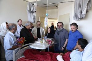 عیادت سینمایی‌ها از هموطنان مجروح شده در حمله اسرائیل