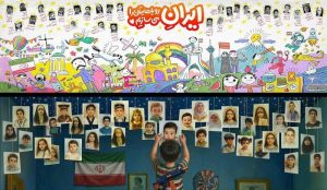 ۲ دیوارنگاره پایتخت میزبان شهدای کودک جنگ ۱۲ روزه