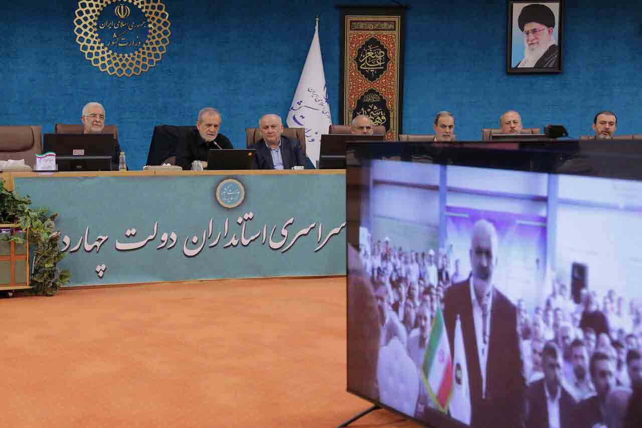 پزشکیان: تفویض اختیار به استانداران را رها نمی‌کنیم/ هشدار جدی در مورد وضعیت ذخایر آب کشور – جمهورآنلاین