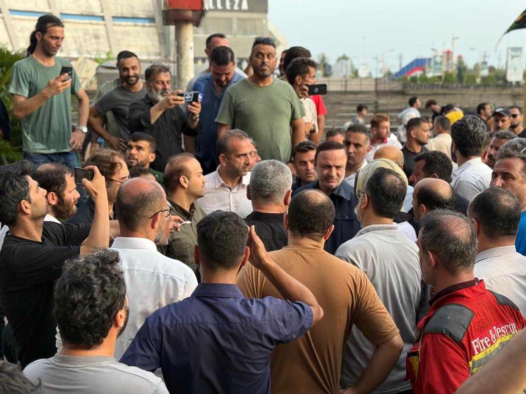 بازدید میدانی دبیر شورای‌عالی مناطق آزاد از محل آتش‌سوزی در منطقه آزاد انزلی