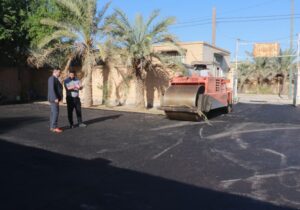 اتمام عملیات اجرایی آسفالت چهار مدرسه در منطقه آزاد اروند