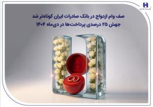 صف وام ازدواج در بانک صادرات ایران کوتاه‌تر شد
