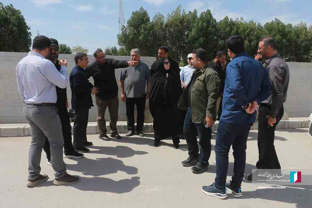 نظارت میدانی مدیرعامل سازمان منطقه آزاد اروند بر خدمات‌رسانی در پایانه شلمچه