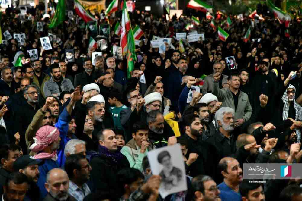 خروش اروند در عزای رهبر شهید انقلاب