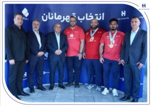 استقبال بانک صادرات ایران از قهرمانان وزنه‌برداری
