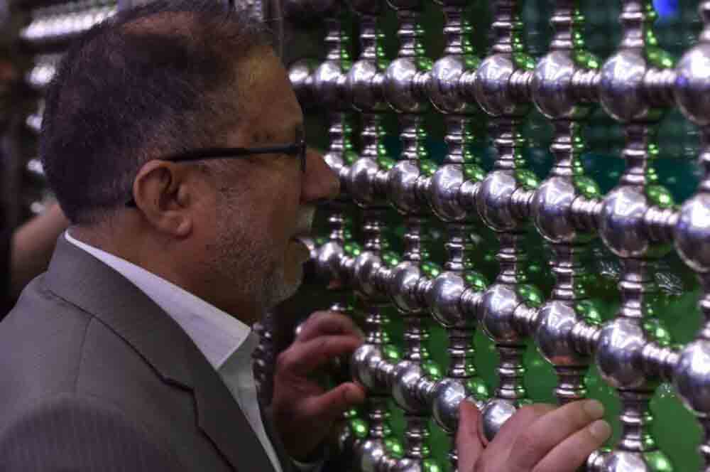 حضور رئیس هیئت عمومی مجلس اعلای اسلامی عراق در حرم مطهر امام خمینی(ره)