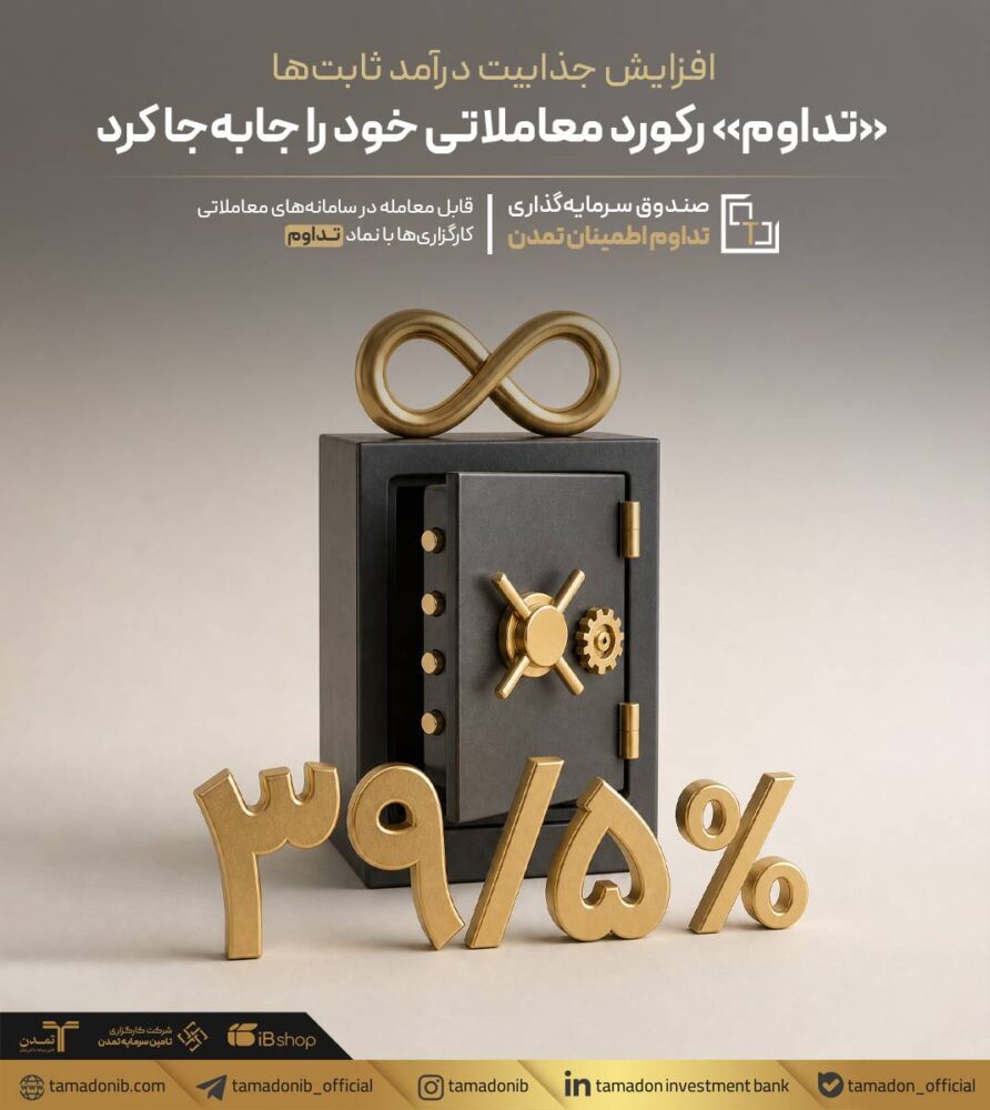 افزایش جذابیت درآمد ثابت‌ها؛ «تداوم» رکورد معاملاتی خود را جابه‌جا کرد