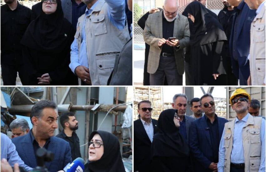 بازدید سخنگوی دولت از فجر انرژی؛ تأکید بر حمایت کامل دولت از بازسازی و تقدیر از فرماندهی میدان – جمهور نیوز