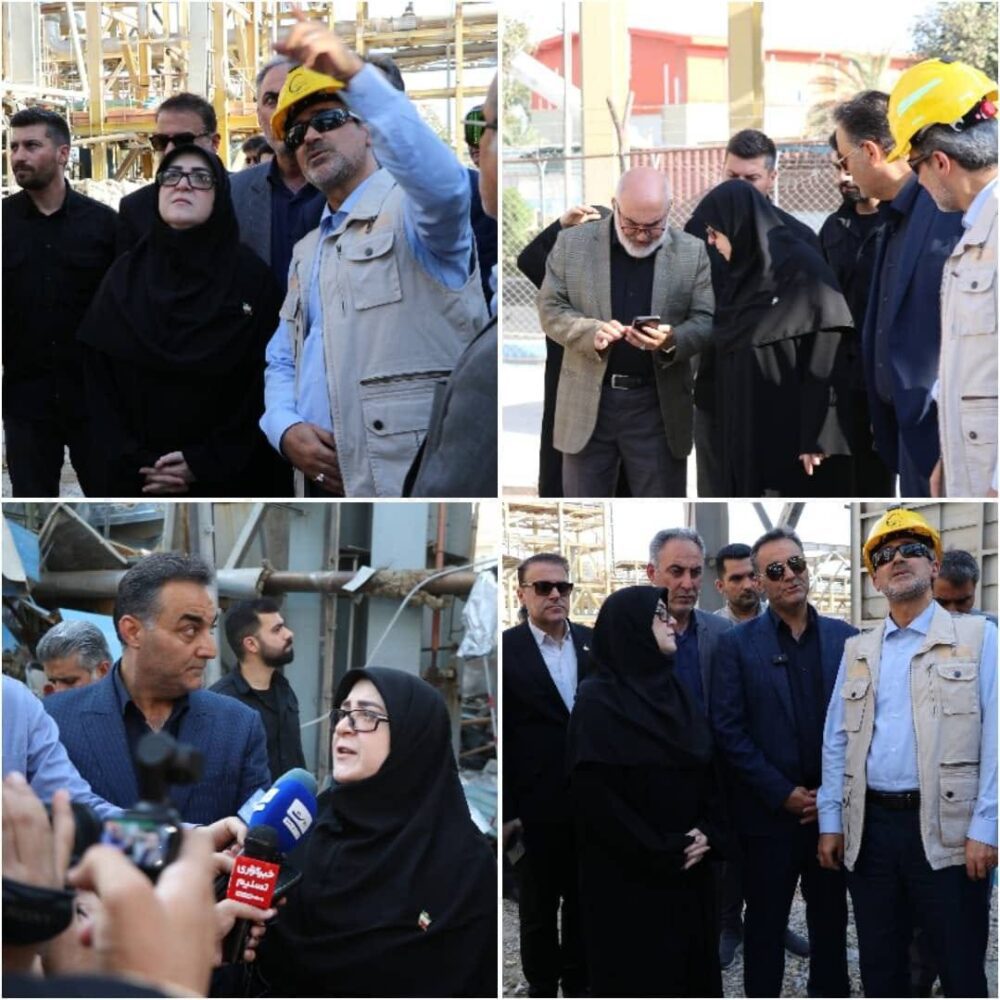 بازدید سخنگوی دولت از فجر انرژی؛ تأکید بر حمایت کامل دولت از بازسازی و تقدیر از فرماندهی میدان – جمهور نیوز