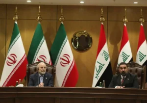 دیدار دکتر قالیباف و هیأت پارلمانی ایران با رئیس و نمایندگان مجلس عراق
