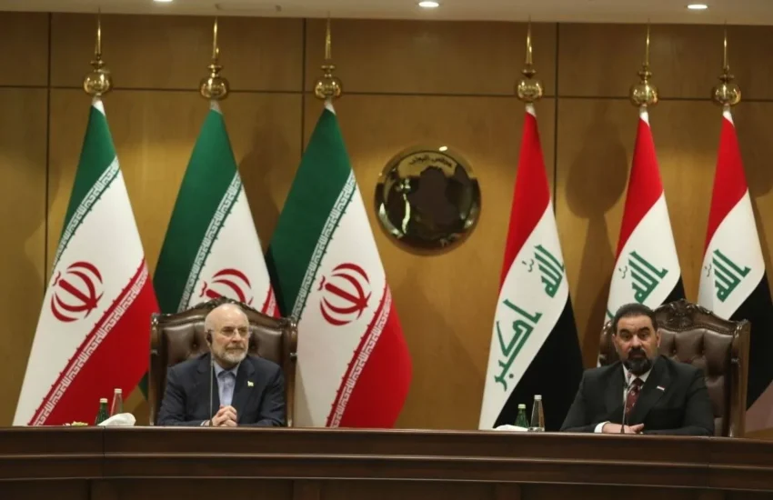 دیدار دکتر قالیباف و هیأت پارلمانی ایران با رئیس و نمایندگان مجلس عراق