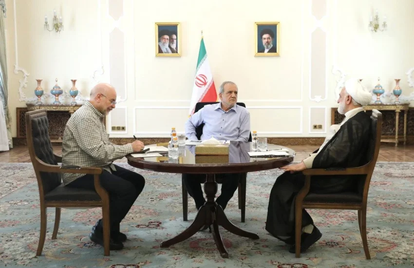 تاکید سران قوا بر هماهنگی و هم‌افزایی در جلسه مشترک به میزبانی پزشکیان