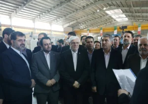 افتتاح کارخانه ریسندگی آریا ریس مهستان با حضور معاون اول رئیس‌جمهور