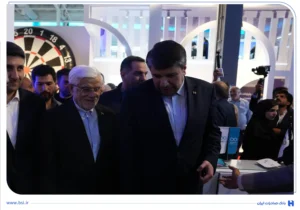 میزبانی بانک صادرات ایران از معاون اول رئیس‌جمهور در نمایشگاه الکامپ
